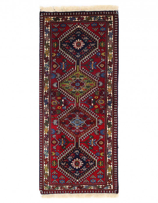 Fine Hand knotted Persian Yalameh runner 2'X4'11"