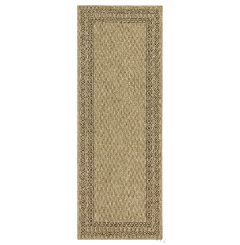 Earth GC_NTL1007 Jute/Mocha 5 Ft. 3 In. X 7 Ft. 3 In. Indoor/Outdoor Area Rug, Rectangle 5'3" x 7'3"