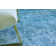 Antique'd Oriental Area Rug in Blue