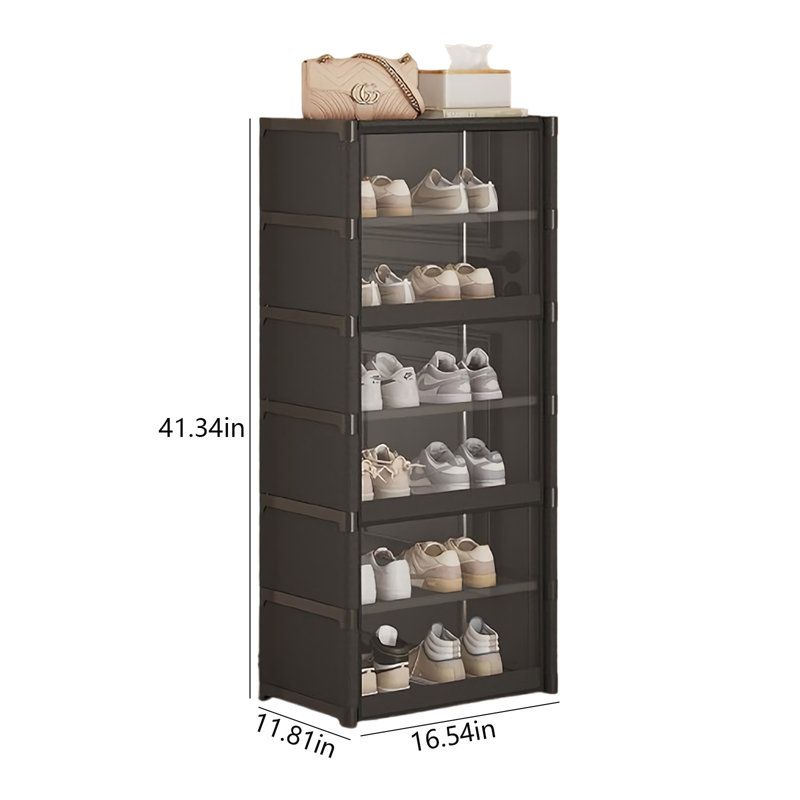 Range-chaussures multicouche anti-poussière - Range-chaussures simple