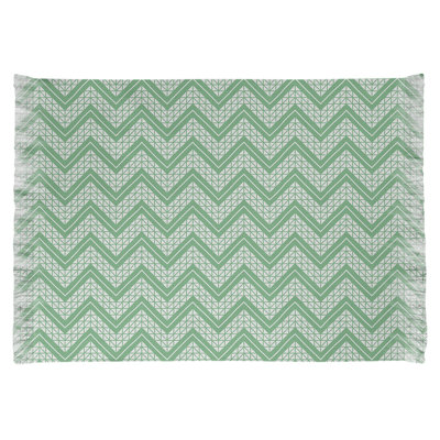 Chenille Chevron Indoor Rug