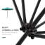 Montross 266cm Tilt Beach Parasol