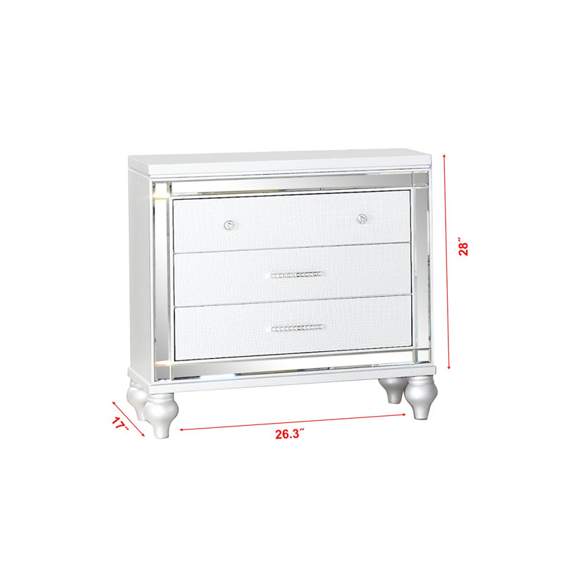 Table de chevet avec cadre Sterling Sterling
