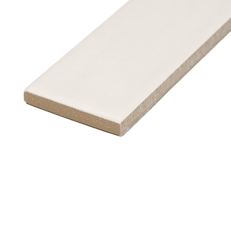 Carreau de mur en porcelaine zellige 2 "x 10" Mirage, Blanc Bianco