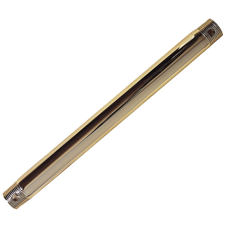 36-Inch White Ceiling Fan Downrod with Tapered Threads