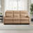 Harpster Leather Triple Power-Reclining Sofa with Zero-Wall Design Concealed Footrests and Removable Seat Cushion-110447880