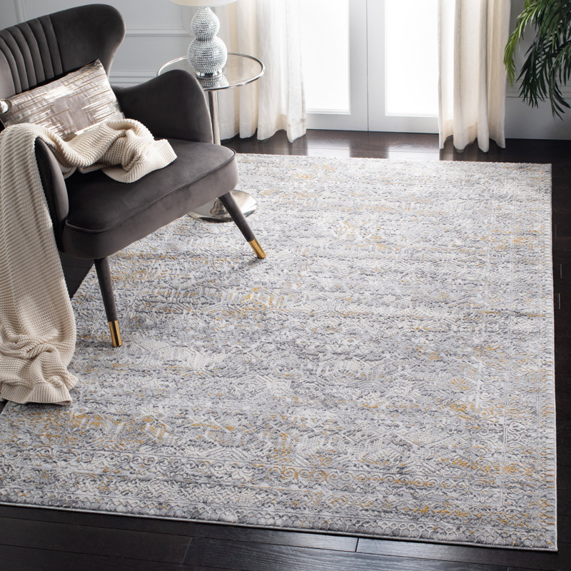 Alhambra Performance Abstract Rug, Rectangle 5'2" x 7'