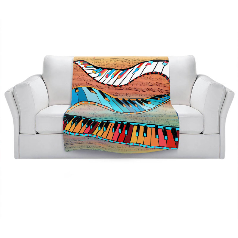 Hand Woven Throw Blanket, 51" x 60"