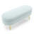 Oval Storage Bench With Metal Legs-1927866904