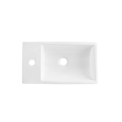 18 comptoir de meuble-lavabo en céramique