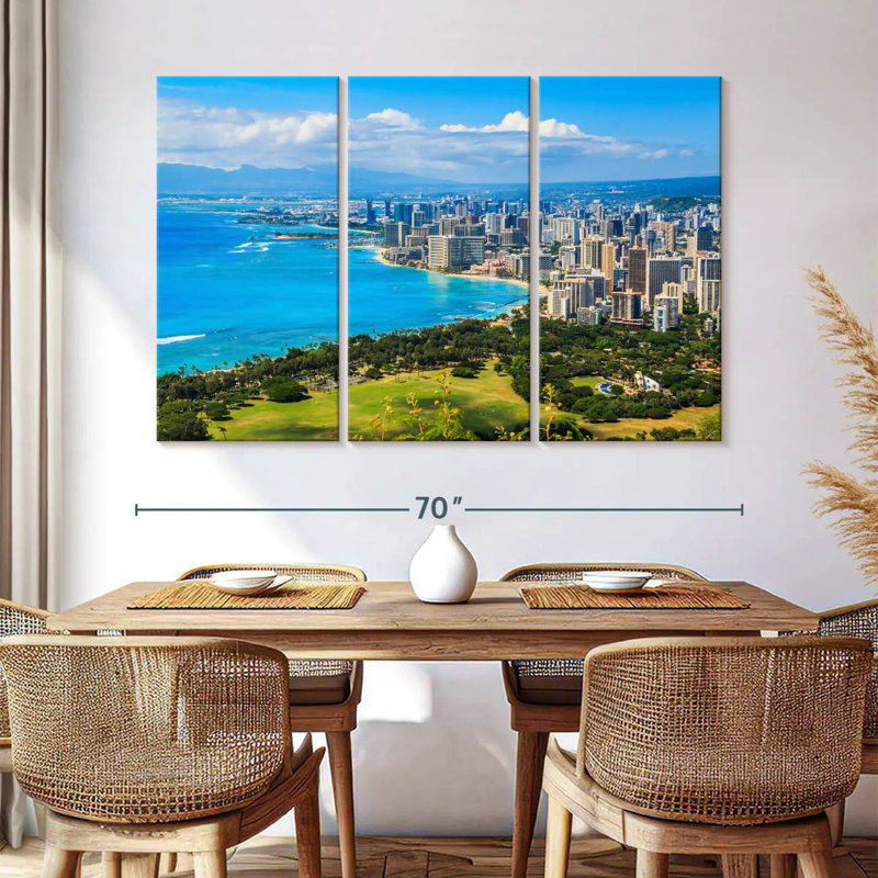 Rorry Honolulu Hotels, 42" H x 65" W