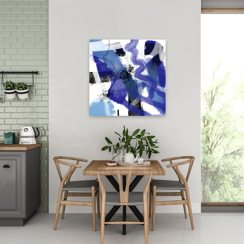 Art contemporain contemporain abstrait, H 32 po x l 32 po