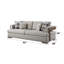 Canapé Modern Sofaniamey avec 4 coussins décoratifs
