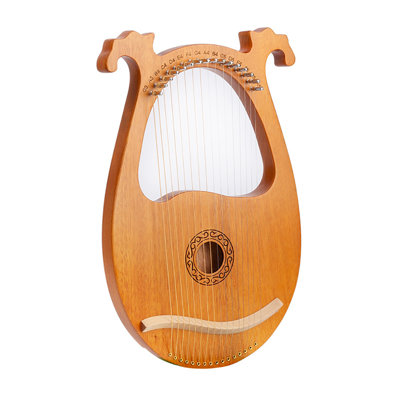 Lyre Harp 16 Strings Mahogany Body String Instrument
