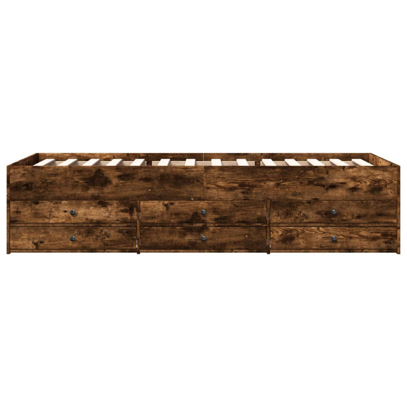 Pavilus Daybed, European Single (90 x 200cm), Smoked Oak