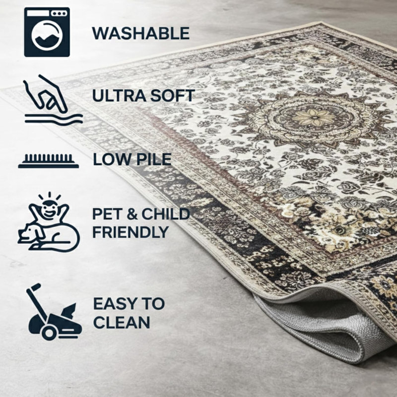 Markwart Beige Rug, Rectangle 160 x 230 cm