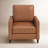 Upholstered Top Grain Leather Recliner-251158521