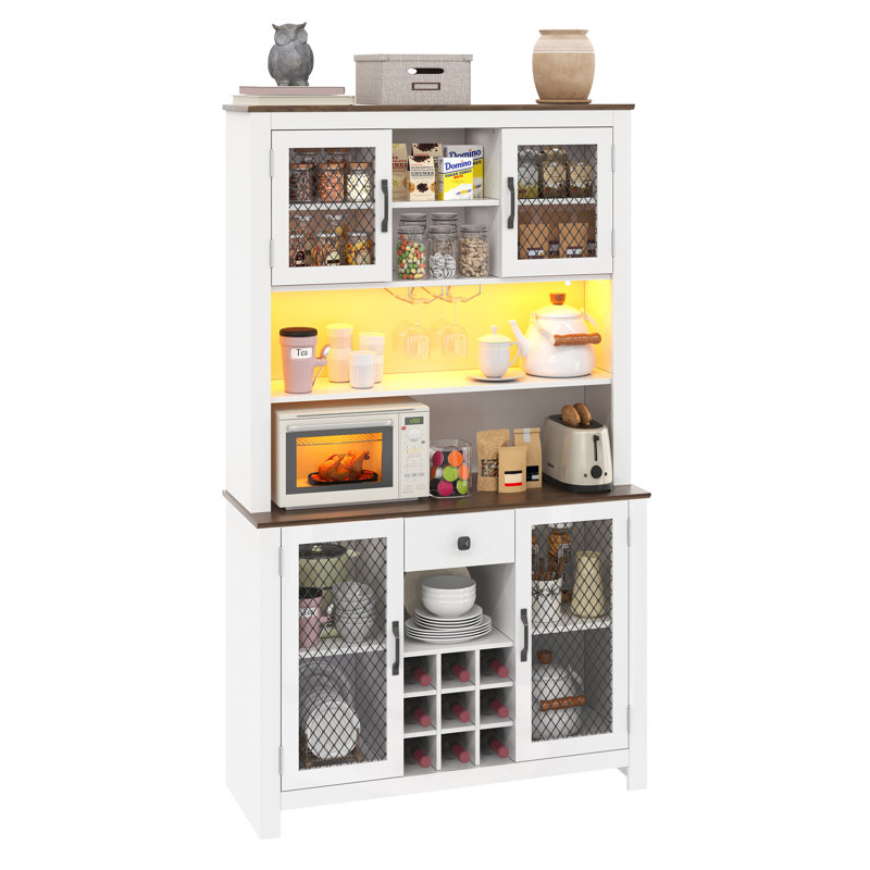 Armoire de cuisine 71 "H, Blanc
