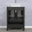 Ensemble de meuble-lavabo simple 24 po avec miroir-909502477