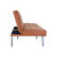 Canapé-lit futon simple de 38,6 po Dahquan, canapé-lit en similicuir, canapé-lit futon convertible avec pieds en métal-2027851243