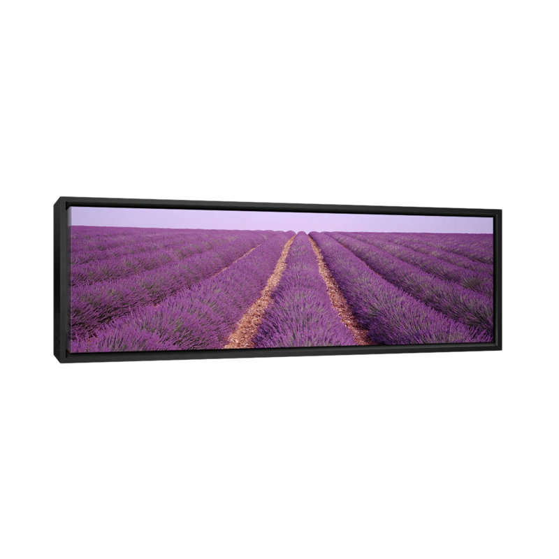 « france », reproduction de photo sur toile, H 24 po x l 72 po x P 1,5 po, Toile avec cadre noir