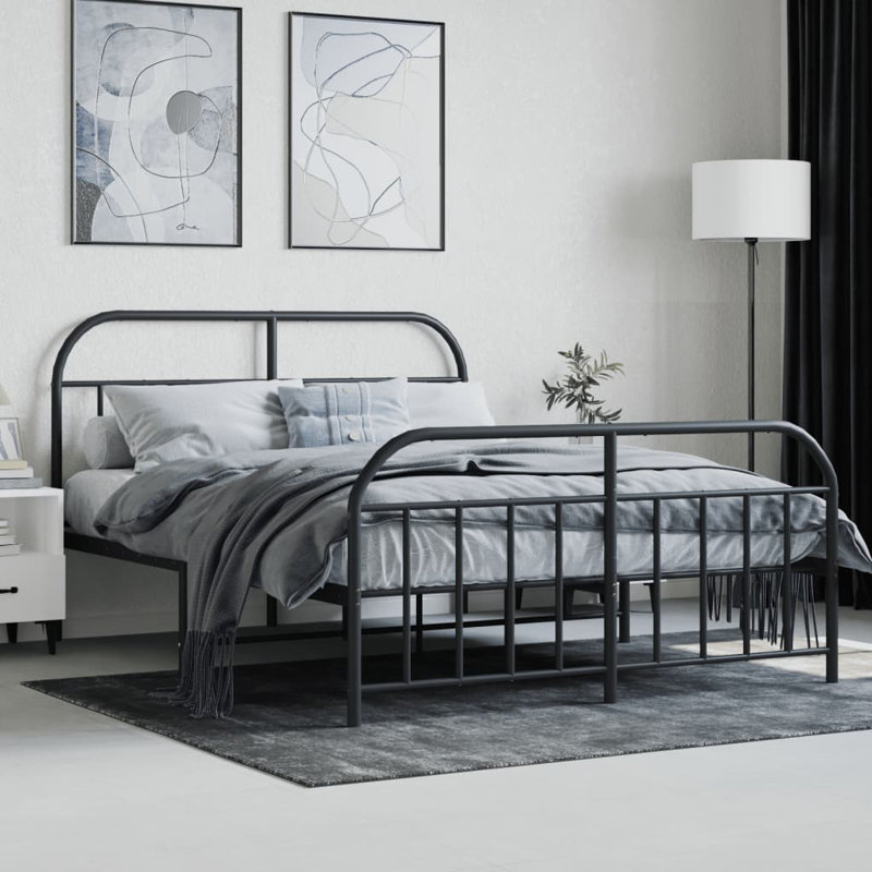 Strothers Bed, Black, Single (3')