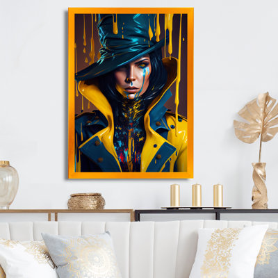 " Female Criminal Mastermind IX " Graphic Art Print