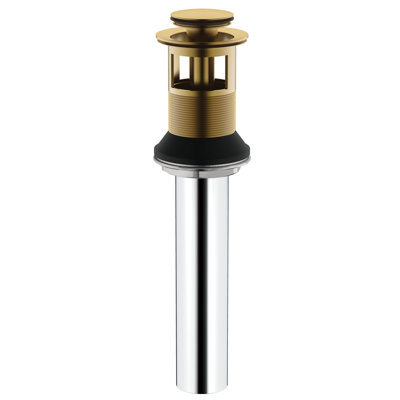 Accessories 1.25" Pop-Up Bathroom Sink Drain With Overflow