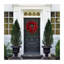 Couronne en PVC 24 po Amaryllis and Magnolia Leaf