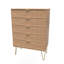 Turah 77 cm W Chest of 5 Drawers-2115406331