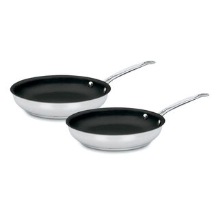 Cuisinart Contour Hard Anodized 12-Inch Open Skillet with Helper