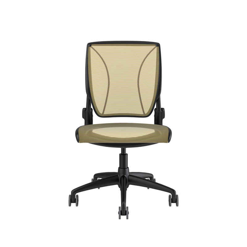 World Mesh Task Chair, Black, Black, Adjustable