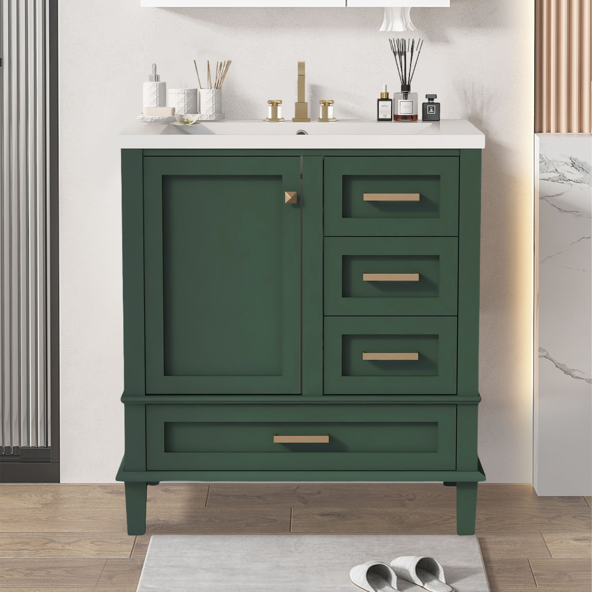 Winston Porter Kelula 30 Single Bathroom Vanity with Top | Wayfair