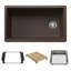 Inteos SILGRANIT 33" Single Bowl Reversible Undermount Workstation Kitchen Sink-966452600