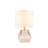 Bella Geometric Glass Table Lamp