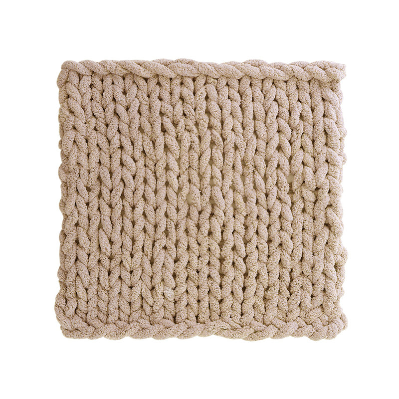 Dreher Hand Woven Throw Blanket, Pink