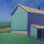 " Rustic Teal " Painting Print