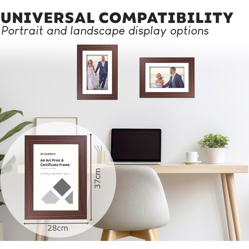 Single Picture Frame - Frames Included: 2, Brown