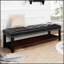 Banc rembourré en bois pour chambre à coucher pour entrée-126684489
