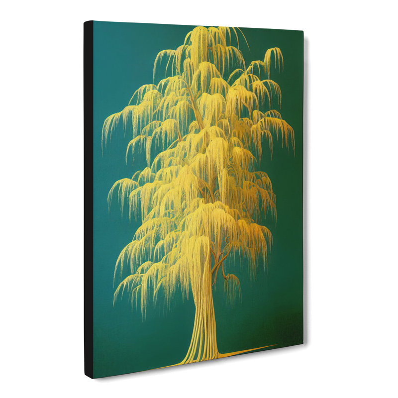 CAN-V0523-2499X The Weeping Willow Tree Vol.2 - Wrapped Canvas Print, 50cm H x 35cm W x 3cm D