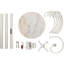 Amogha Metal Freestanding 15 - Hook Coat Rack-1044080577
