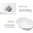16 In. X 13 In. X 5.5 In. Oval Ceramic Countertop Bathroom Bowl Sink Lavatory Sink