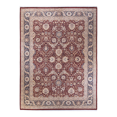 Classic One-of-a-Kind 9'4" X 12'2" Hand Knotted Area Rug