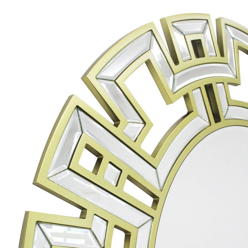 Miroir biseauté Quirica, Or