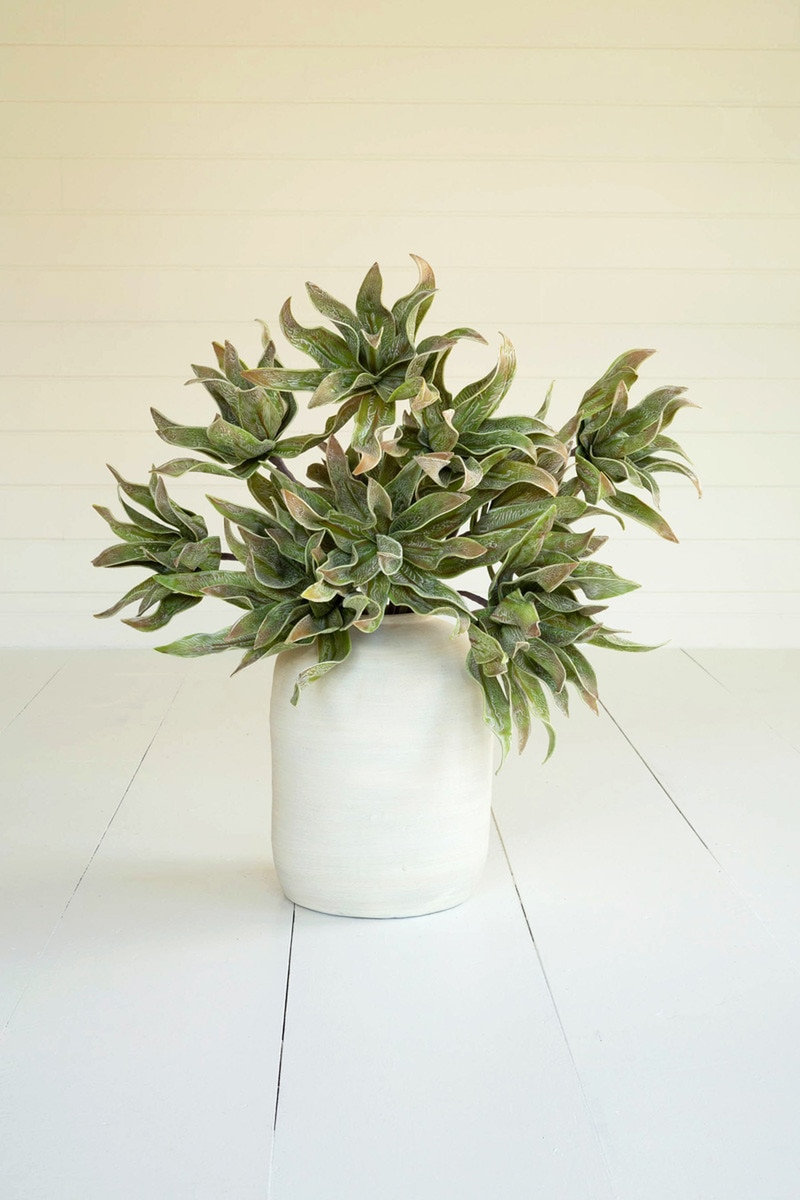 38" Faux Spiky Greenery Stem, Artificial Botanical Decorative Spray