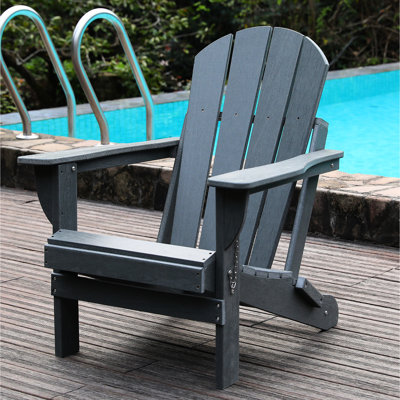 Chaise avec porte-gobelets intégrés et support pour téléphone pour la détente en plein air dans la cour, le camping. Résistant aux intempéries, charge de 380 lb, support intégré facile à assembler toutes saisons, matériau gris, cadre de travail