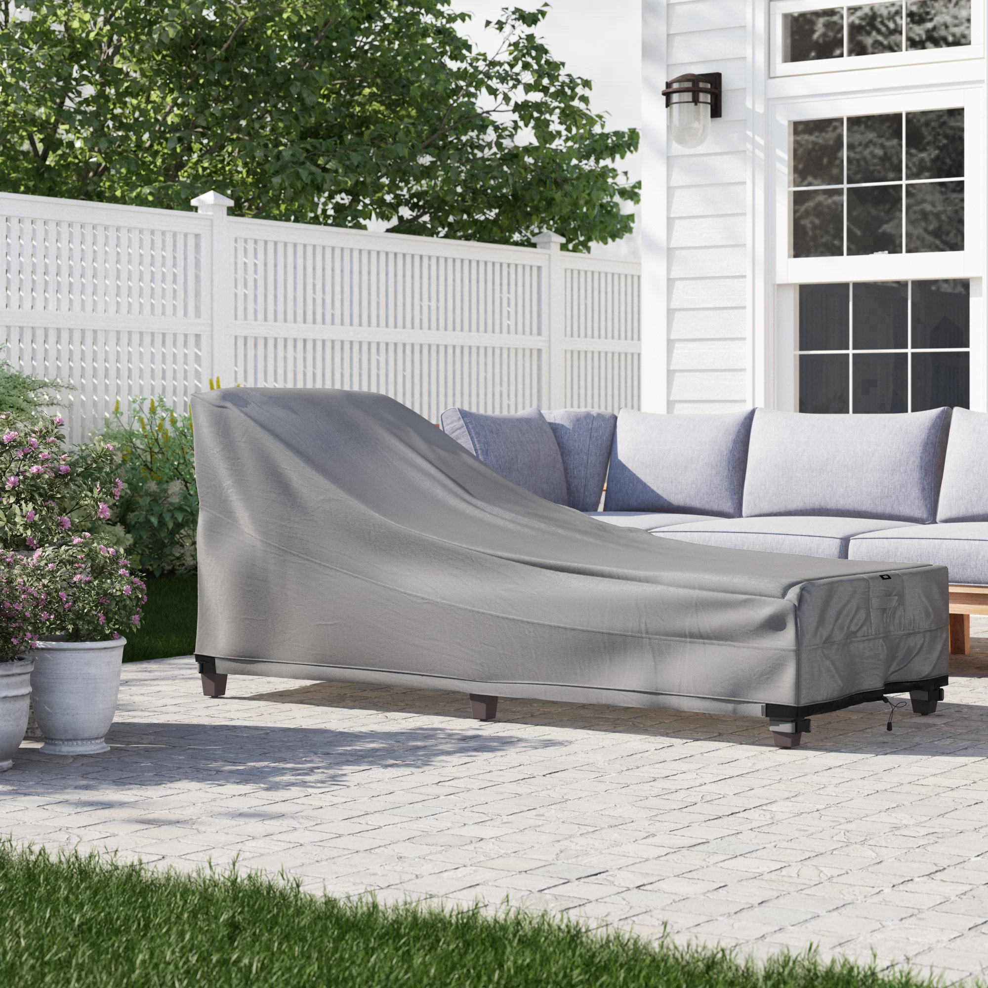 Freeport Park® Premium Chaise Lounge Chair Cover - Breathable, Heavy ...