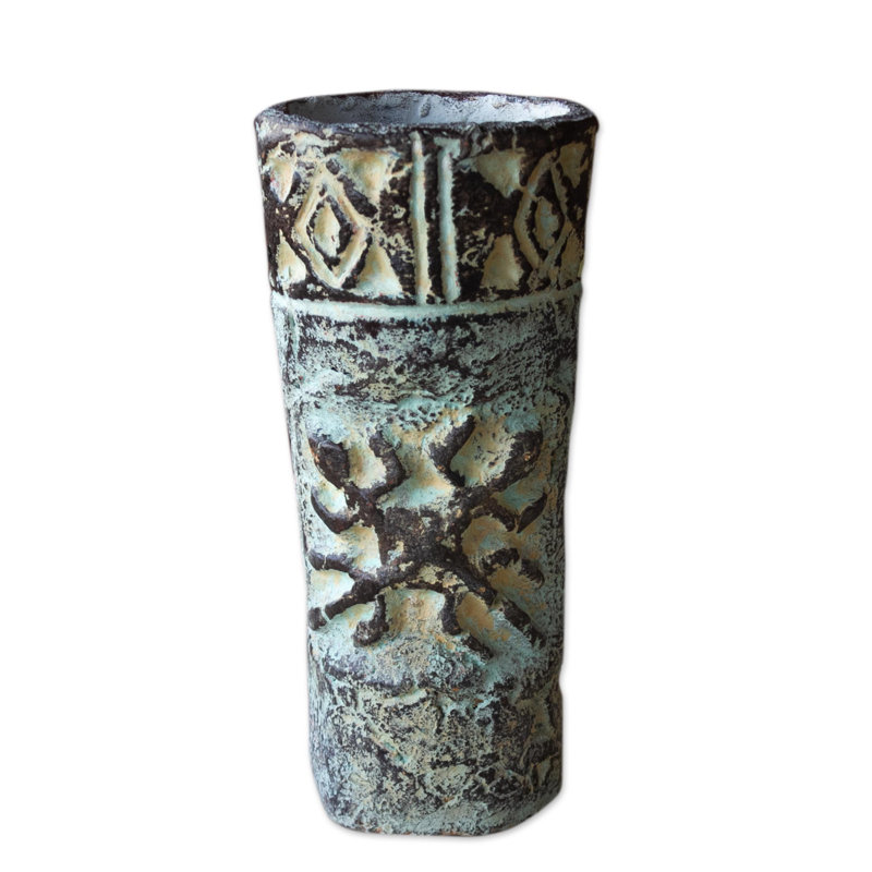 Vase de table en céramique 9 po Fenno
