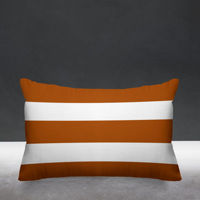 Checkered Outdoor Reversible Throw Pillow