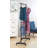 Mcmeans 36.5'' Metal Rolling Clothing Rack